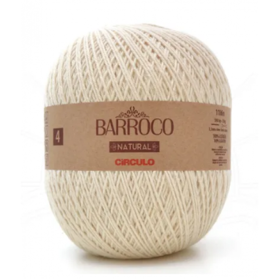BARBANTE BARROCO NATURAL Nº04 700GR 