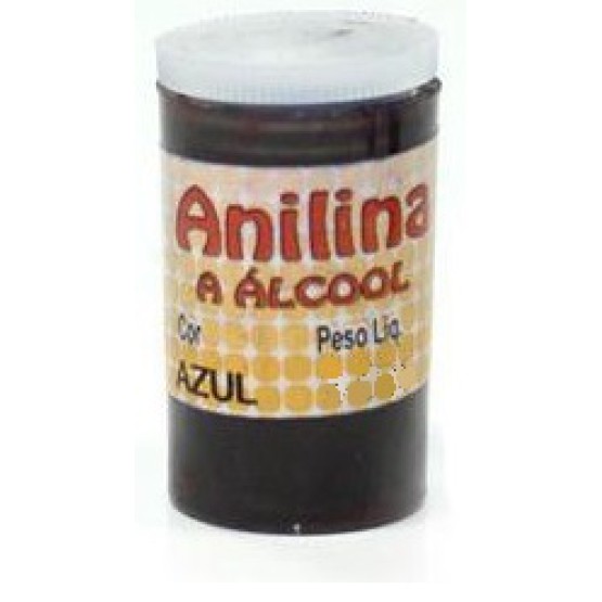 ANILINA A ÁLCOOL GLITTER 6,0G AZUL