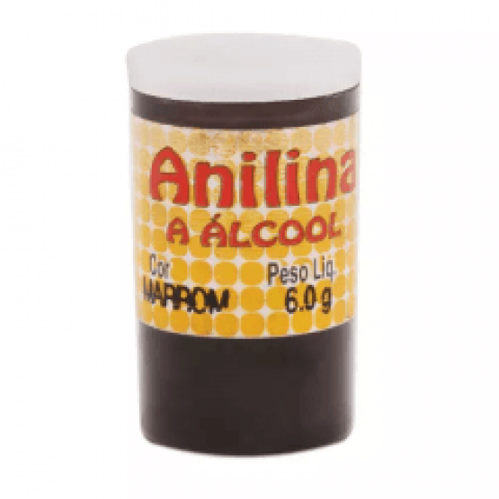 ANILINA A ÁLCOOL GLITTER 6,0G MARROM